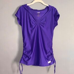 AVIA Hooded Purple Workout Top Women Medium